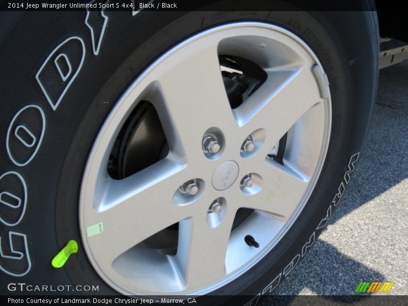 Black / Black 2014 Jeep Wrangler Unlimited Sport S 4x4