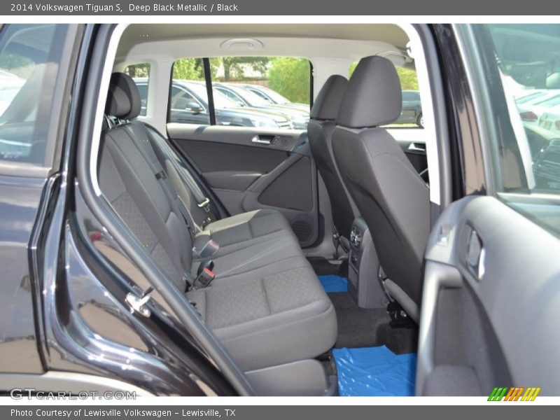 Deep Black Metallic / Black 2014 Volkswagen Tiguan S