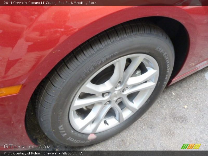 Red Rock Metallic / Black 2014 Chevrolet Camaro LT Coupe