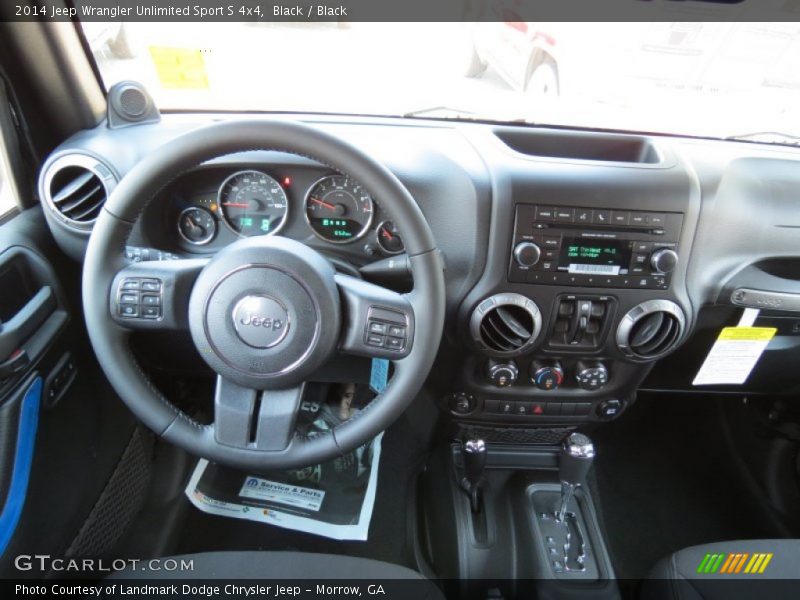 Dashboard of 2014 Wrangler Unlimited Sport S 4x4