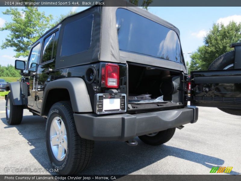 Black / Black 2014 Jeep Wrangler Unlimited Sport S 4x4