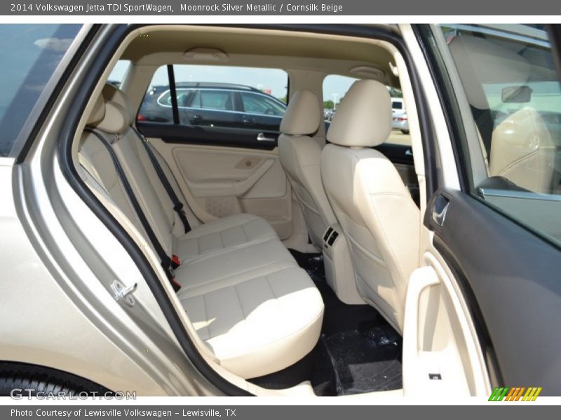 Moonrock Silver Metallic / Cornsilk Beige 2014 Volkswagen Jetta TDI SportWagen