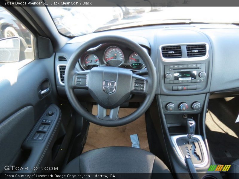 Black Clear Coat / Black 2014 Dodge Avenger SE
