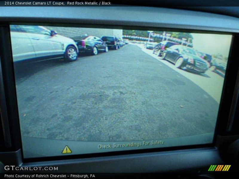 Red Rock Metallic / Black 2014 Chevrolet Camaro LT Coupe