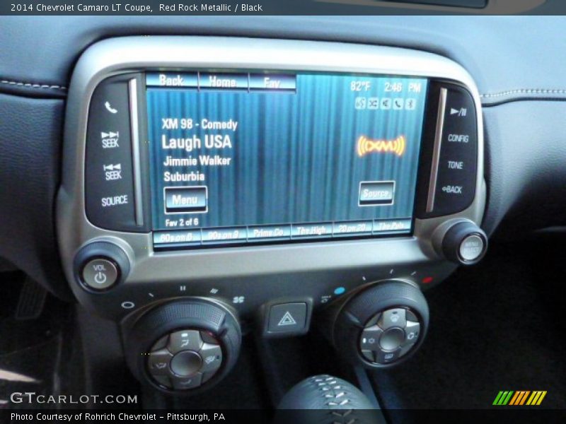 Red Rock Metallic / Black 2014 Chevrolet Camaro LT Coupe