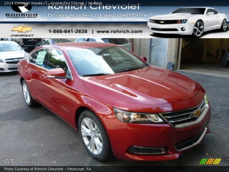 Crystal Red Tintcoat / Jet Black 2014 Chevrolet Impala LT