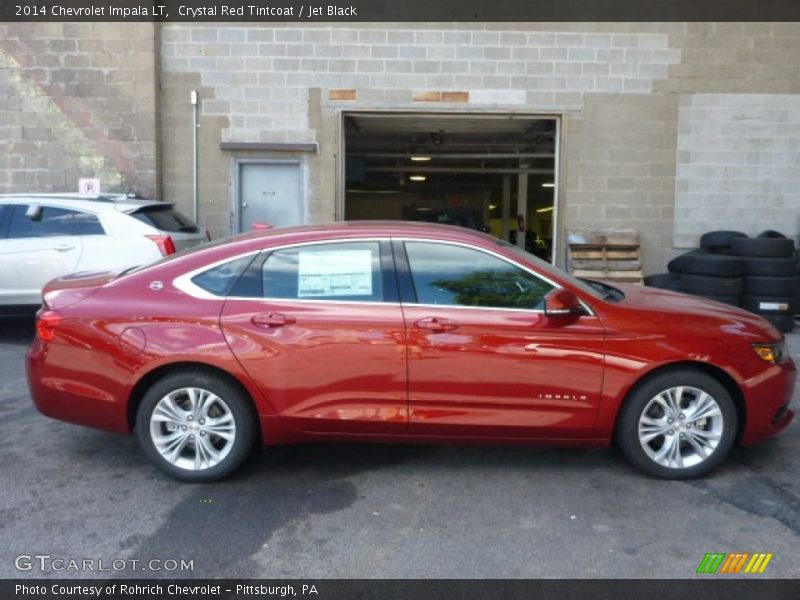Crystal Red Tintcoat / Jet Black 2014 Chevrolet Impala LT