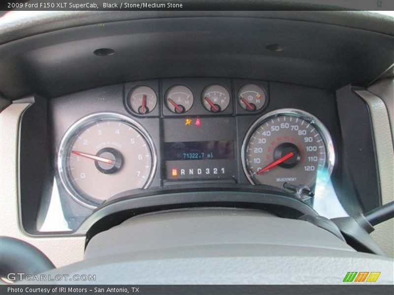 Black / Stone/Medium Stone 2009 Ford F150 XLT SuperCab