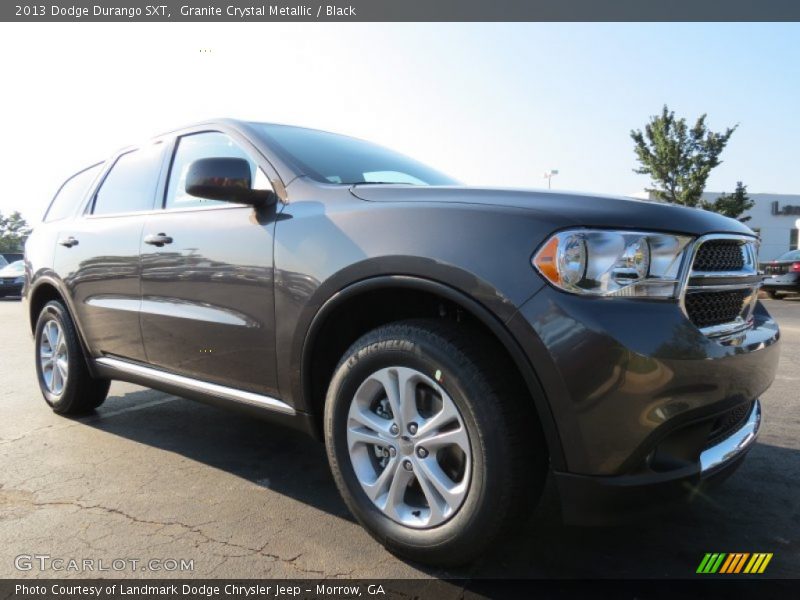 Granite Crystal Metallic / Black 2013 Dodge Durango SXT