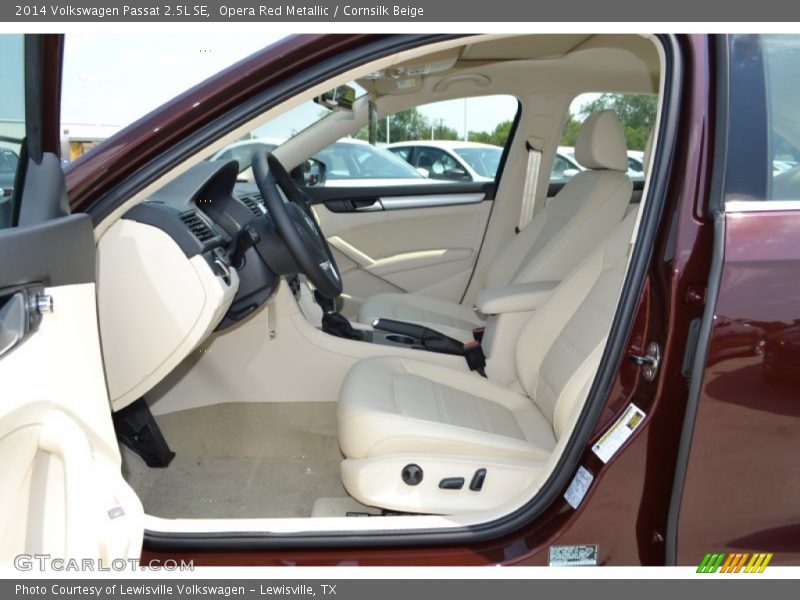 Opera Red Metallic / Cornsilk Beige 2014 Volkswagen Passat 2.5L SE