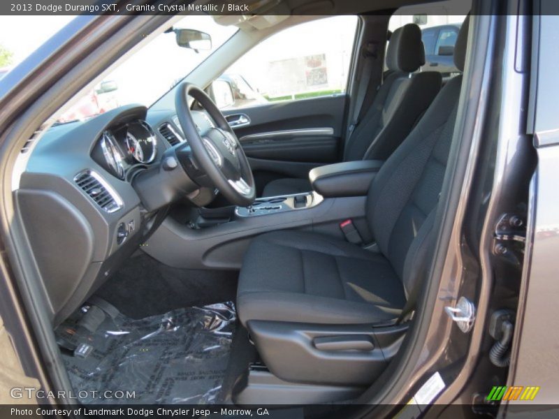 Granite Crystal Metallic / Black 2013 Dodge Durango SXT
