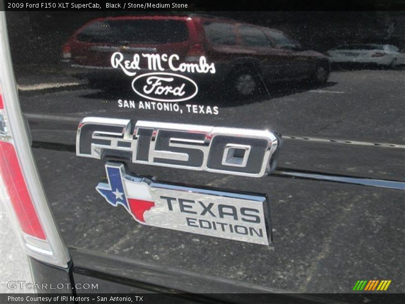 Black / Stone/Medium Stone 2009 Ford F150 XLT SuperCab