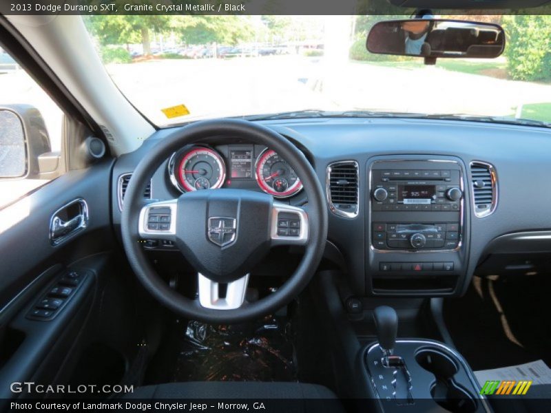 Granite Crystal Metallic / Black 2013 Dodge Durango SXT