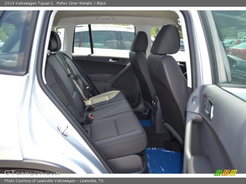 Reflex Silver Metallic / Black 2014 Volkswagen Tiguan S