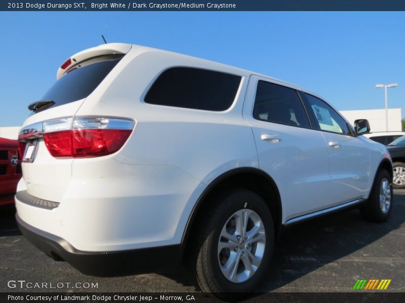 Bright White / Dark Graystone/Medium Graystone 2013 Dodge Durango SXT