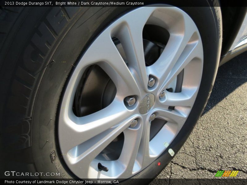 Bright White / Dark Graystone/Medium Graystone 2013 Dodge Durango SXT