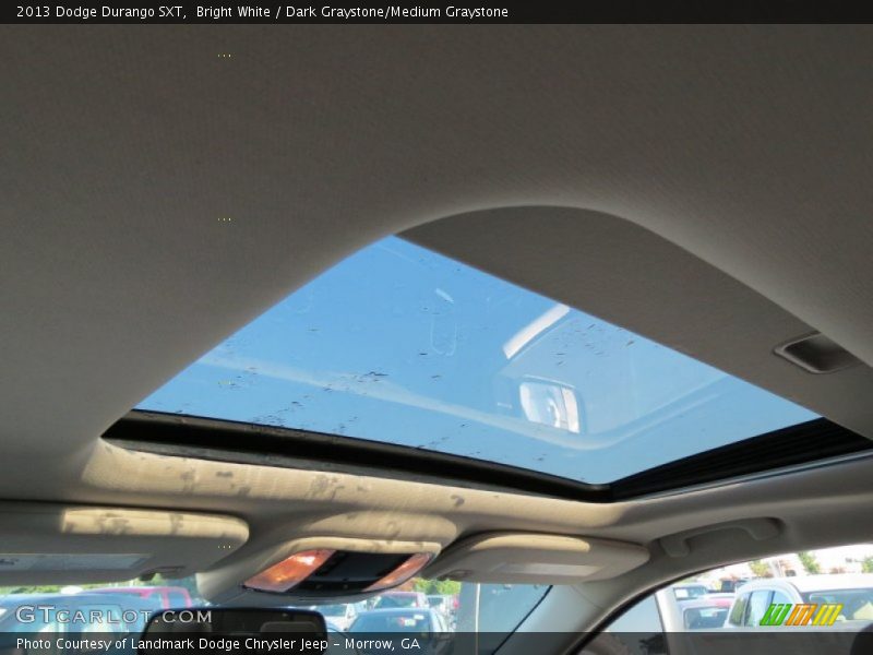 Bright White / Dark Graystone/Medium Graystone 2013 Dodge Durango SXT