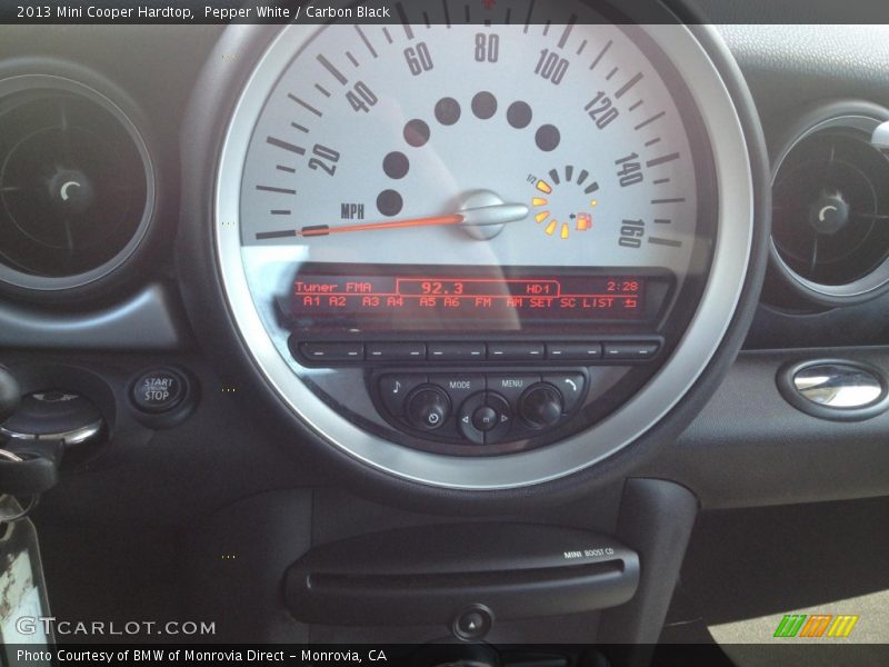 Pepper White / Carbon Black 2013 Mini Cooper Hardtop