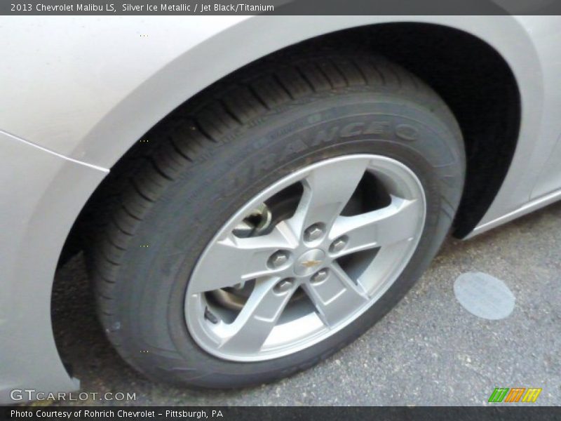 Silver Ice Metallic / Jet Black/Titanium 2013 Chevrolet Malibu LS