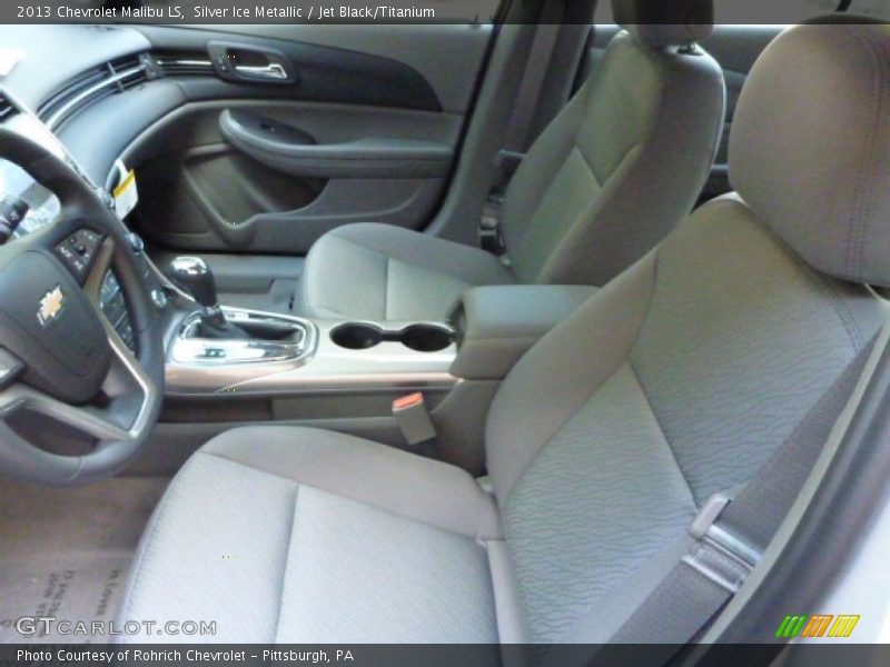 Silver Ice Metallic / Jet Black/Titanium 2013 Chevrolet Malibu LS
