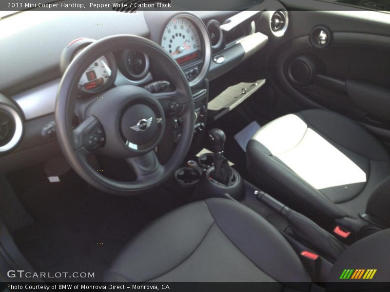 Pepper White / Carbon Black 2013 Mini Cooper Hardtop