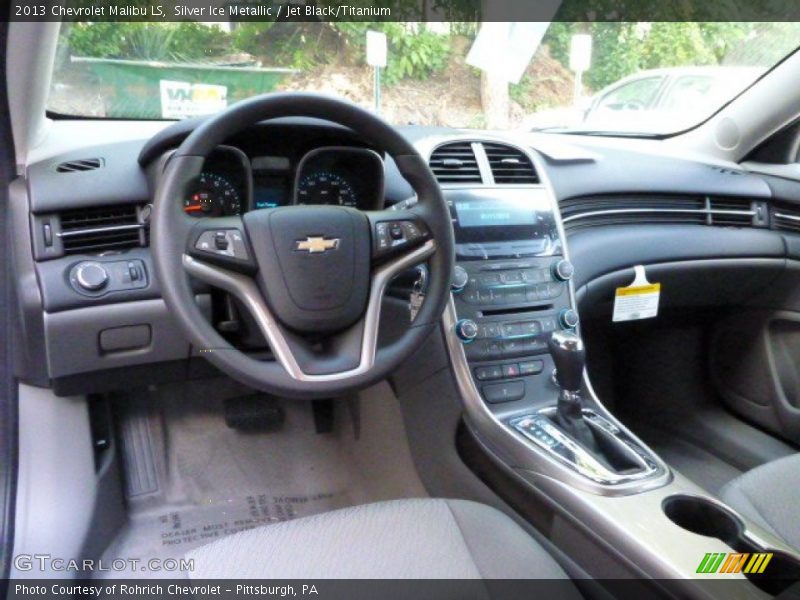 Silver Ice Metallic / Jet Black/Titanium 2013 Chevrolet Malibu LS