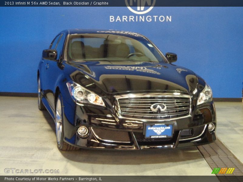 Black Obsidian / Graphite 2013 Infiniti M 56x AWD Sedan