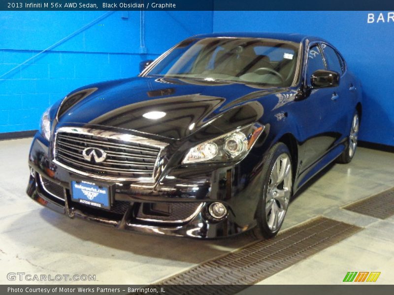 Black Obsidian / Graphite 2013 Infiniti M 56x AWD Sedan
