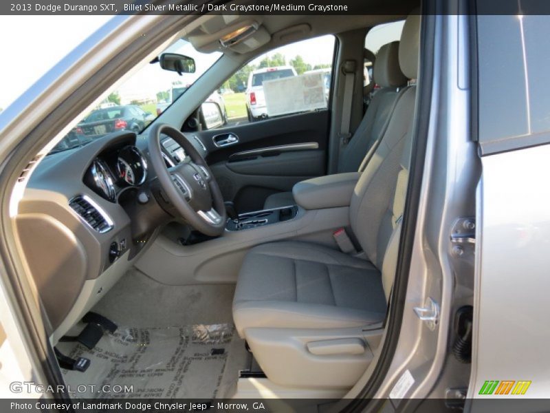 Billet Silver Metallic / Dark Graystone/Medium Graystone 2013 Dodge Durango SXT
