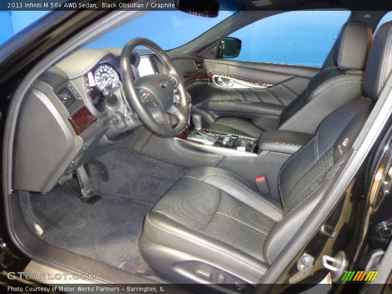 Front Seat of 2013 M 56x AWD Sedan