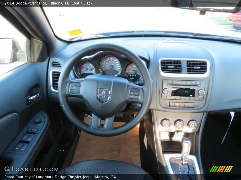 Black Clear Coat / Black 2014 Dodge Avenger SE