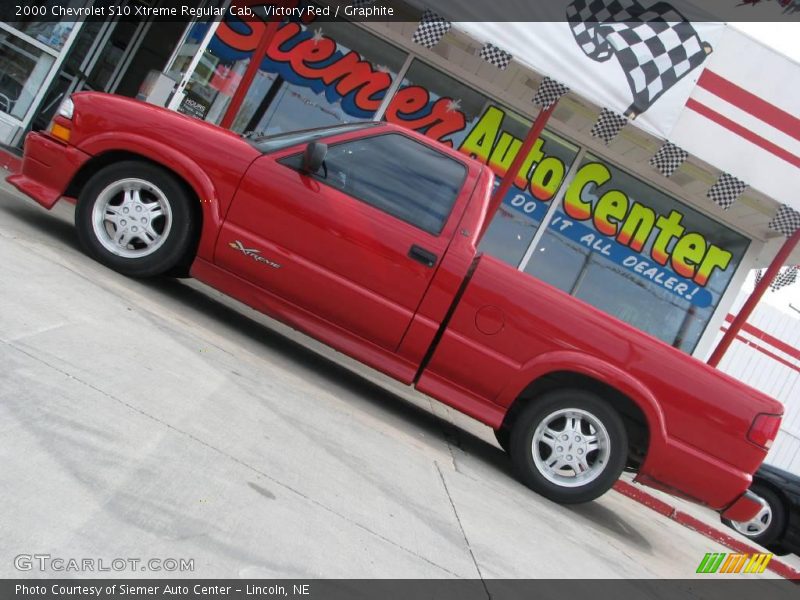 Victory Red / Graphite 2000 Chevrolet S10 Xtreme Regular Cab