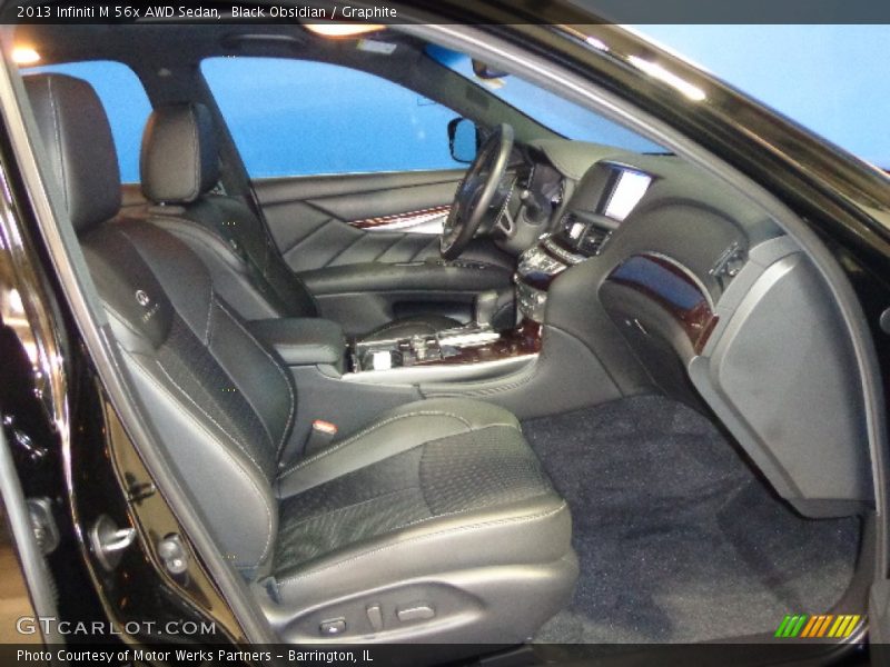 Black Obsidian / Graphite 2013 Infiniti M 56x AWD Sedan