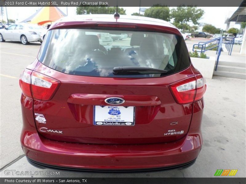 Ruby Red / Charcoal Black 2013 Ford C-Max Hybrid SEL