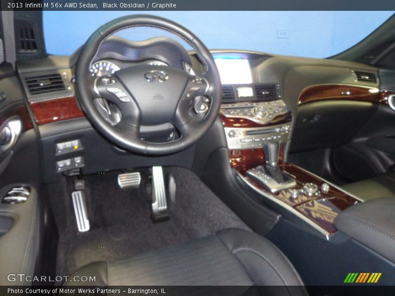 Dashboard of 2013 M 56x AWD Sedan