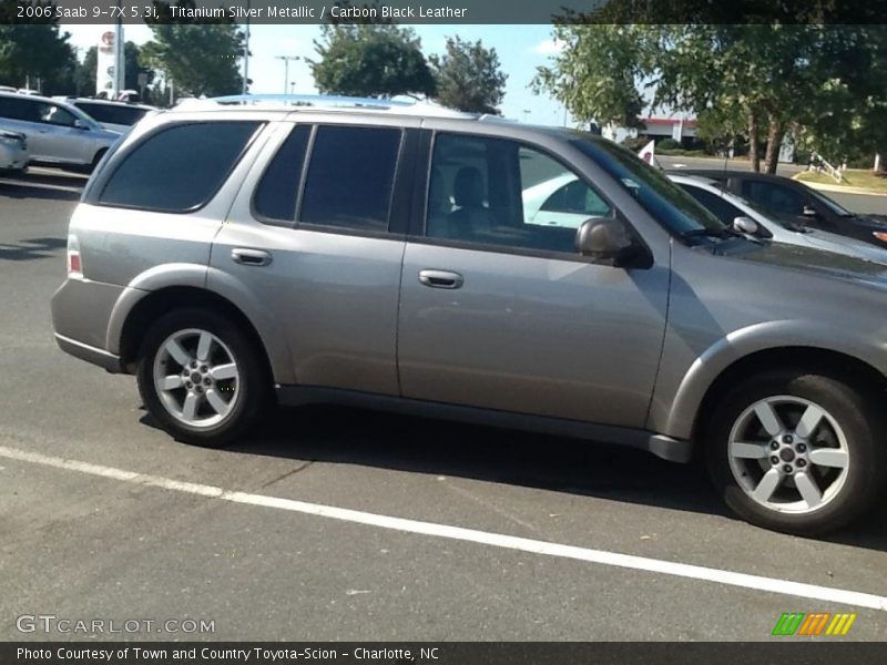 Titanium Silver Metallic / Carbon Black Leather 2006 Saab 9-7X 5.3i