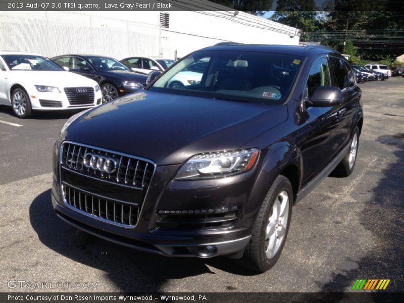 Lava Gray Pearl / Black 2013 Audi Q7 3.0 TFSI quattro