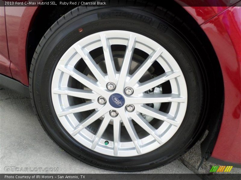 Ruby Red / Charcoal Black 2013 Ford C-Max Hybrid SEL