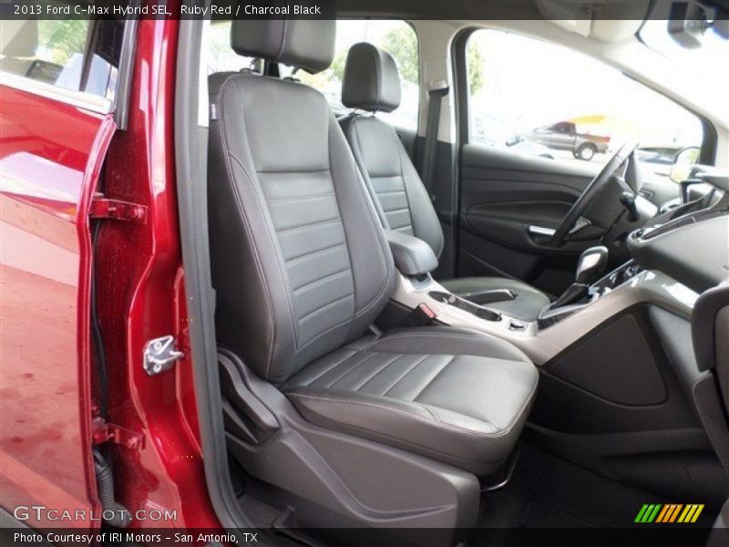 Ruby Red / Charcoal Black 2013 Ford C-Max Hybrid SEL