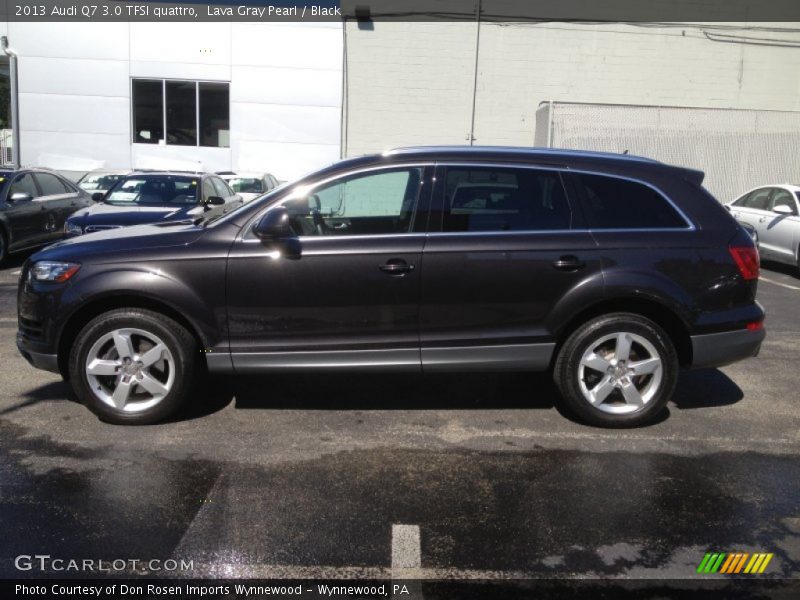 Lava Gray Pearl / Black 2013 Audi Q7 3.0 TFSI quattro