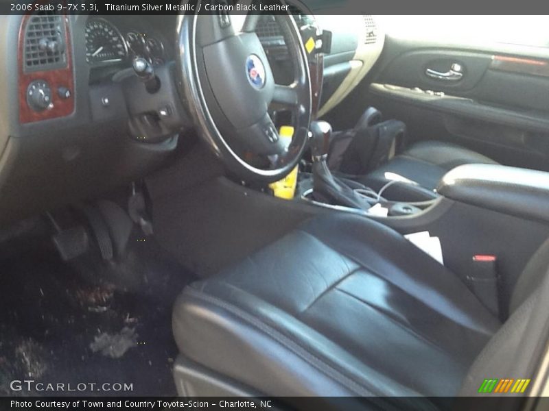 Titanium Silver Metallic / Carbon Black Leather 2006 Saab 9-7X 5.3i