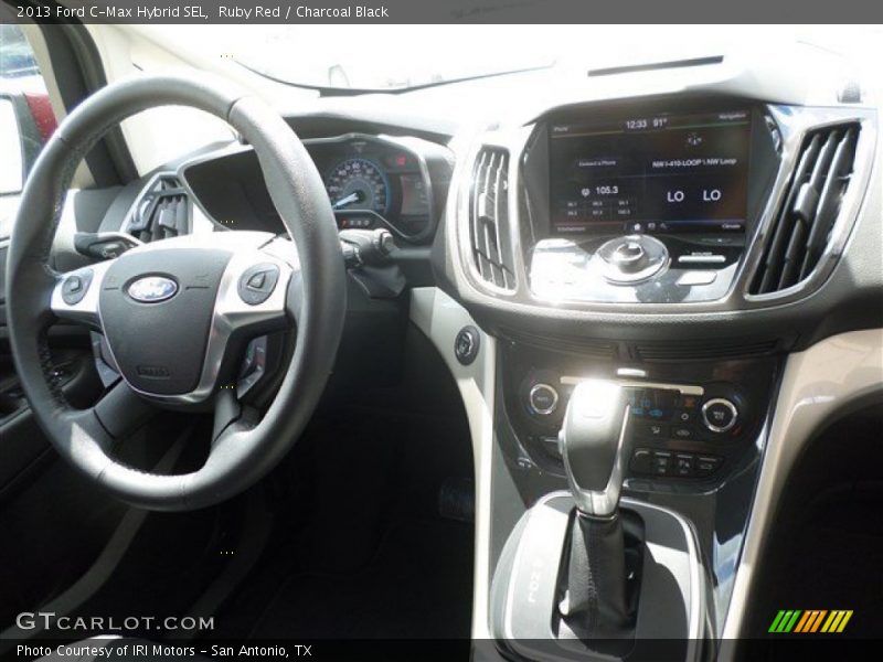 Ruby Red / Charcoal Black 2013 Ford C-Max Hybrid SEL