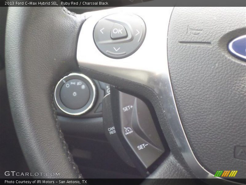 Ruby Red / Charcoal Black 2013 Ford C-Max Hybrid SEL