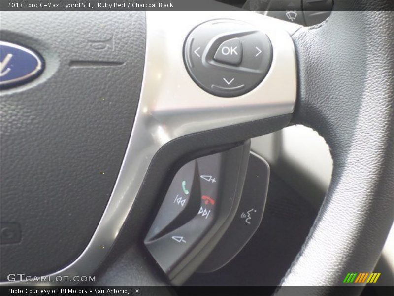 Ruby Red / Charcoal Black 2013 Ford C-Max Hybrid SEL