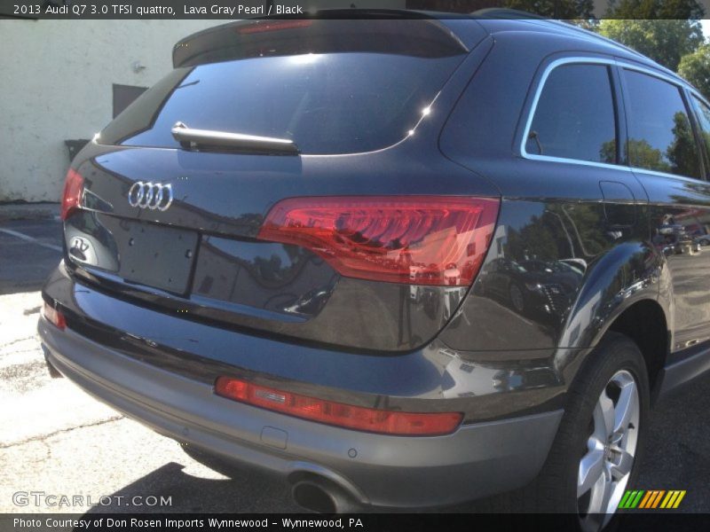 Lava Gray Pearl / Black 2013 Audi Q7 3.0 TFSI quattro