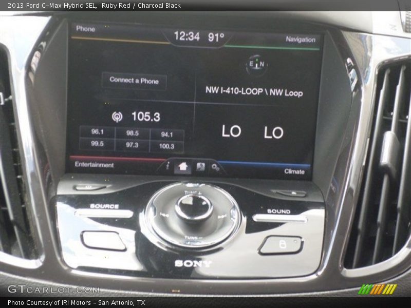 Ruby Red / Charcoal Black 2013 Ford C-Max Hybrid SEL