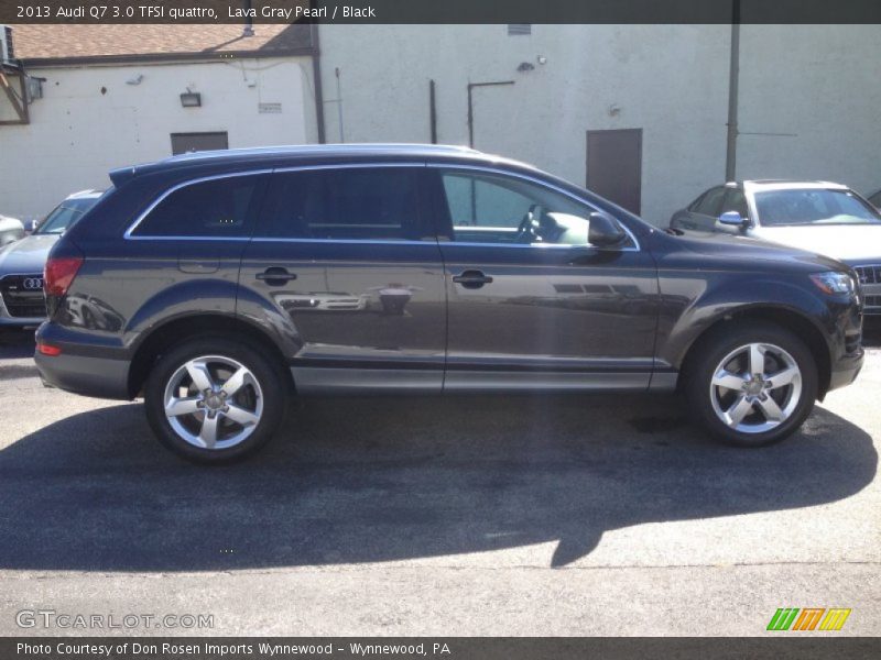 Lava Gray Pearl / Black 2013 Audi Q7 3.0 TFSI quattro