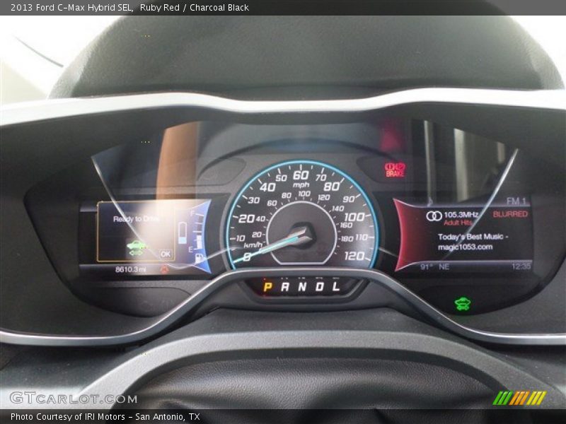 Ruby Red / Charcoal Black 2013 Ford C-Max Hybrid SEL