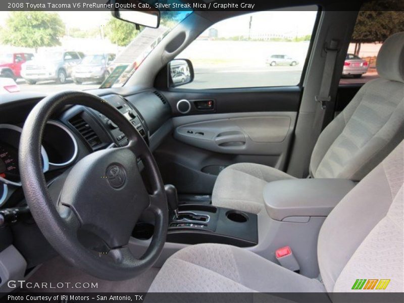 Silver Streak Mica / Graphite Gray 2008 Toyota Tacoma V6 PreRunner Double Cab