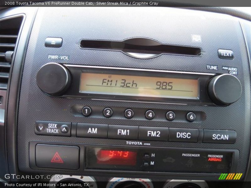Silver Streak Mica / Graphite Gray 2008 Toyota Tacoma V6 PreRunner Double Cab